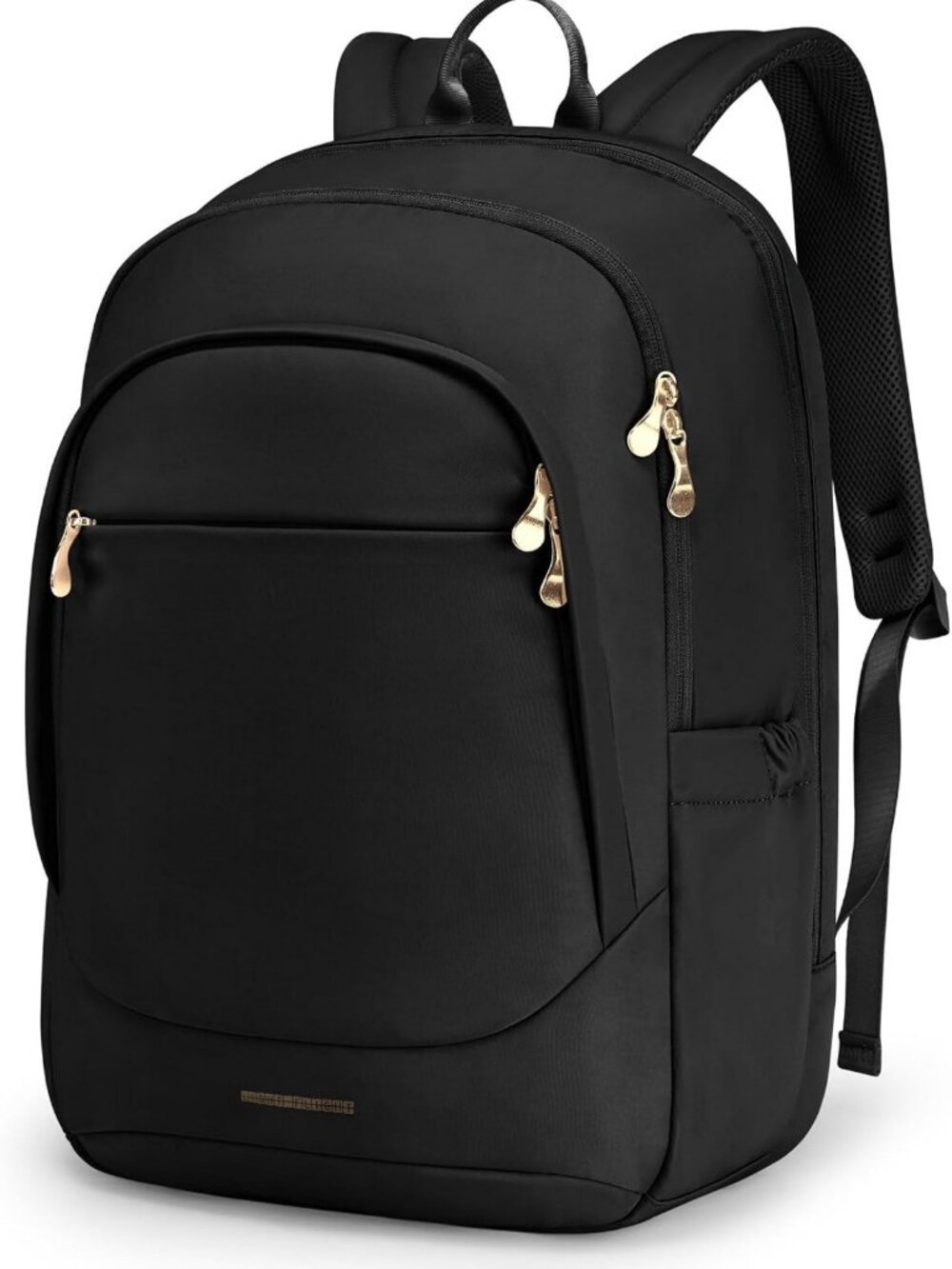 Spacious Anti-Theft Travel Laptop Backpack, USB Charging, Water-Resistant, Black